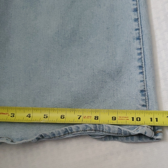 Levi's Classic Ribcage  Blue Wide Leg Jeans - Picture 5 of 10